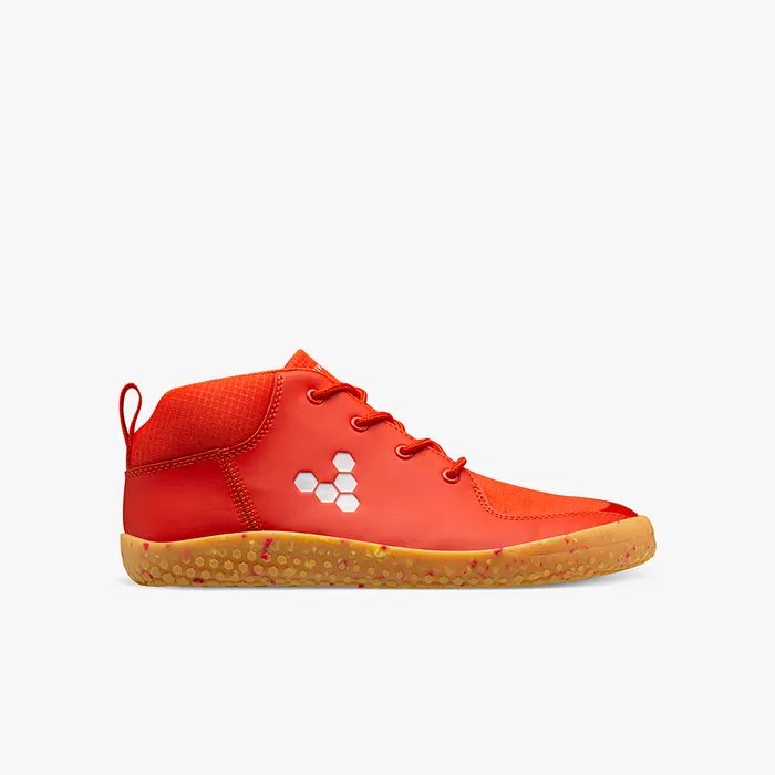VIVOBAREFOOT | PRIMUS BOOTIE II ALL WEATHER JUNIORS-FIERY CORAL