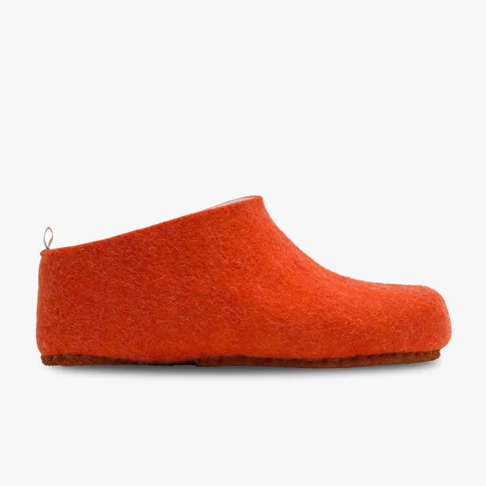 VIVOBAREFOOT | MIM FELT SLIPPER-ORANGE